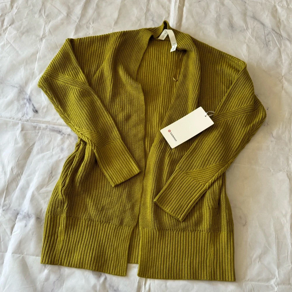 SOLD❤️🔥LULULEMON cashlu sweater wrap cardigan ✨ - Picture 6 of 16